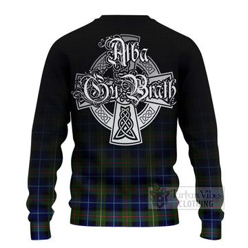 Smith Tartan Ugly Sweater Featuring Alba Gu Brath Family Crest Celtic Inspired - Tartan Vibes Clothing
