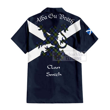 Smith Tartan Lion Rampant Hawaiian Shirt Proudly Display Your Heritage with Alba Gu Brath and Clan Name - Tartan Vibes Clothing