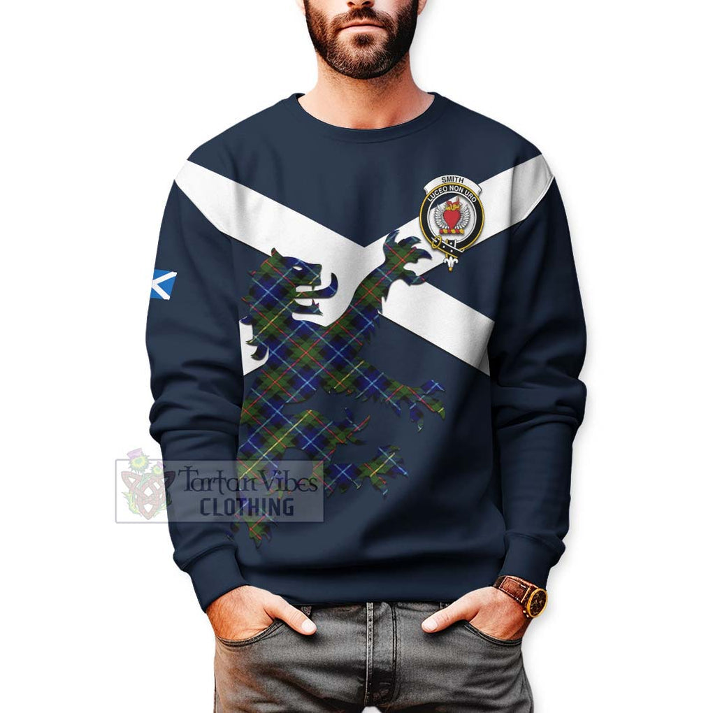 Smith Tartan Lion Rampant Sweatshirt Proudly Display Your Heritage with Alba Gu Brath and Clan Name - Tartan Vibes Clothing