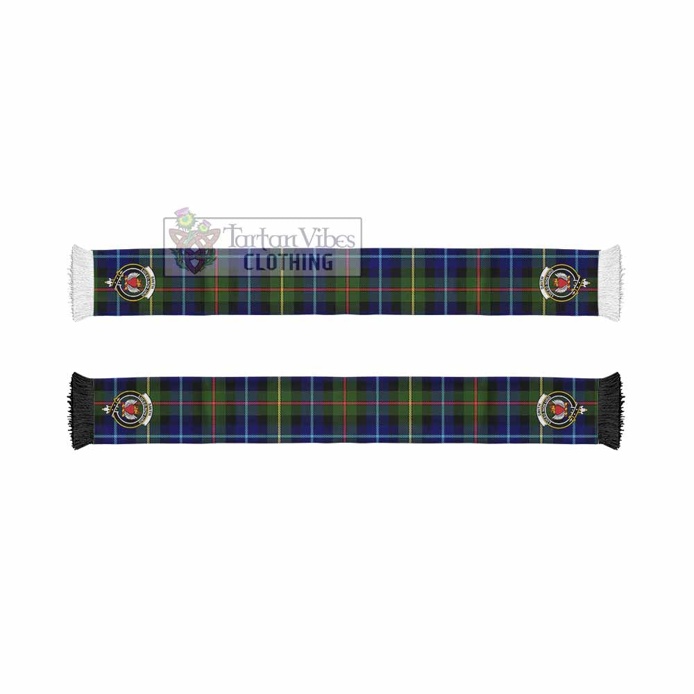 Tartan Vibes Clothing Smith Tartan Ruffneck Scarf with Family Crest