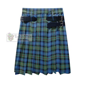 Smith Ancient Tartan Men's Pleated Skirt - Fashion Casual Retro Scottish Kilt Style