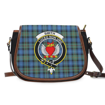 Smith Ancient Tartan Saddle Bag with Family Crest
