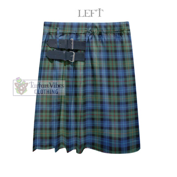 Smith Ancient Tartan Men's Pleated Skirt - Fashion Casual Retro Scottish Kilt Style