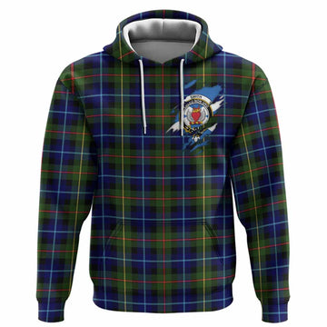 Smith Clan Crest In Me Tartan Hoodie Scotland Flag Style