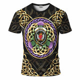 Smith Clan Crest T-Shirt Celtic Scottish Thistle