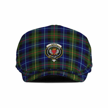 Smith Family Crest Tartan Jeff Cap, Tartan Flat Cap