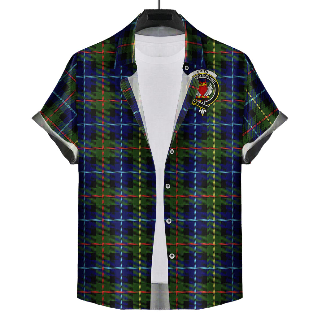 smith-modern-tartan-short-sleeve-button-down-shirt-with-family-crest