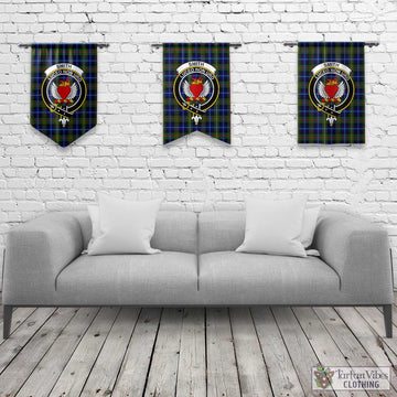 Smith Tartan Gonfalon, Tartan Banner with Family Crest Rectangle - Tartan Vibes Clothing