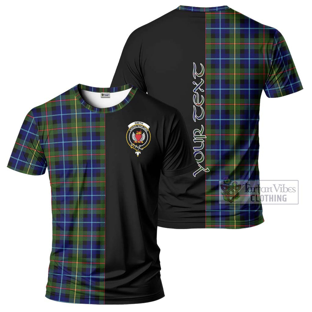 Smith Tartan T-Shirt with Family Crest and Half Of Me Style Kid's Shirt - Tartan Vibes Clothing