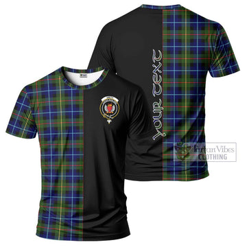 Smith Tartan T-Shirt with Family Crest and Half Of Me Style Kid's Shirt - Tartan Vibes Clothing