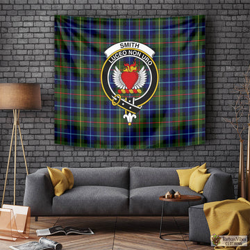 Smith Tartan Tapestry Wall Hanging and Home Decor for Room with Family Crest