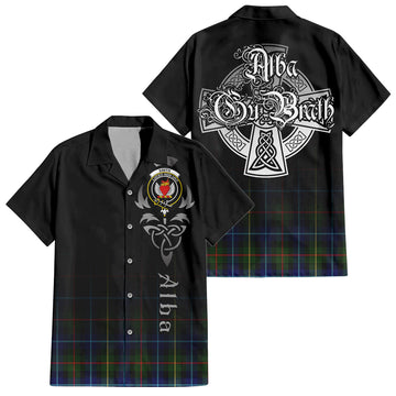 Smith Tartan Hawaiian Shirt Shirt Featuring Alba Gu Brath Family Crest Celtic Inspired Kid - Tartan Vibes Clothing