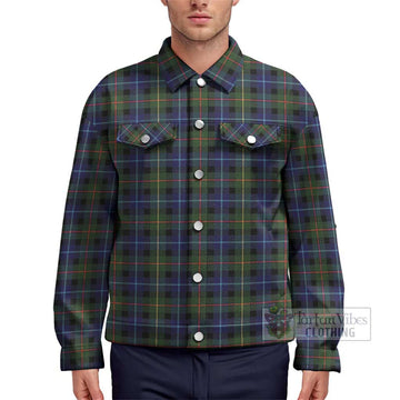 Smith Tartan Unisex Lapel Cotton Jacket Unisex - Tartan Vibes Clothing