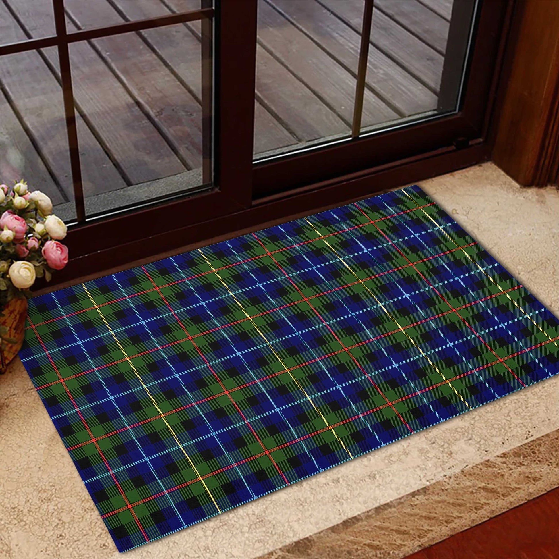 Smith Tartan Rubber Doormat L 60*90cm - Tartan Vibes Clothing