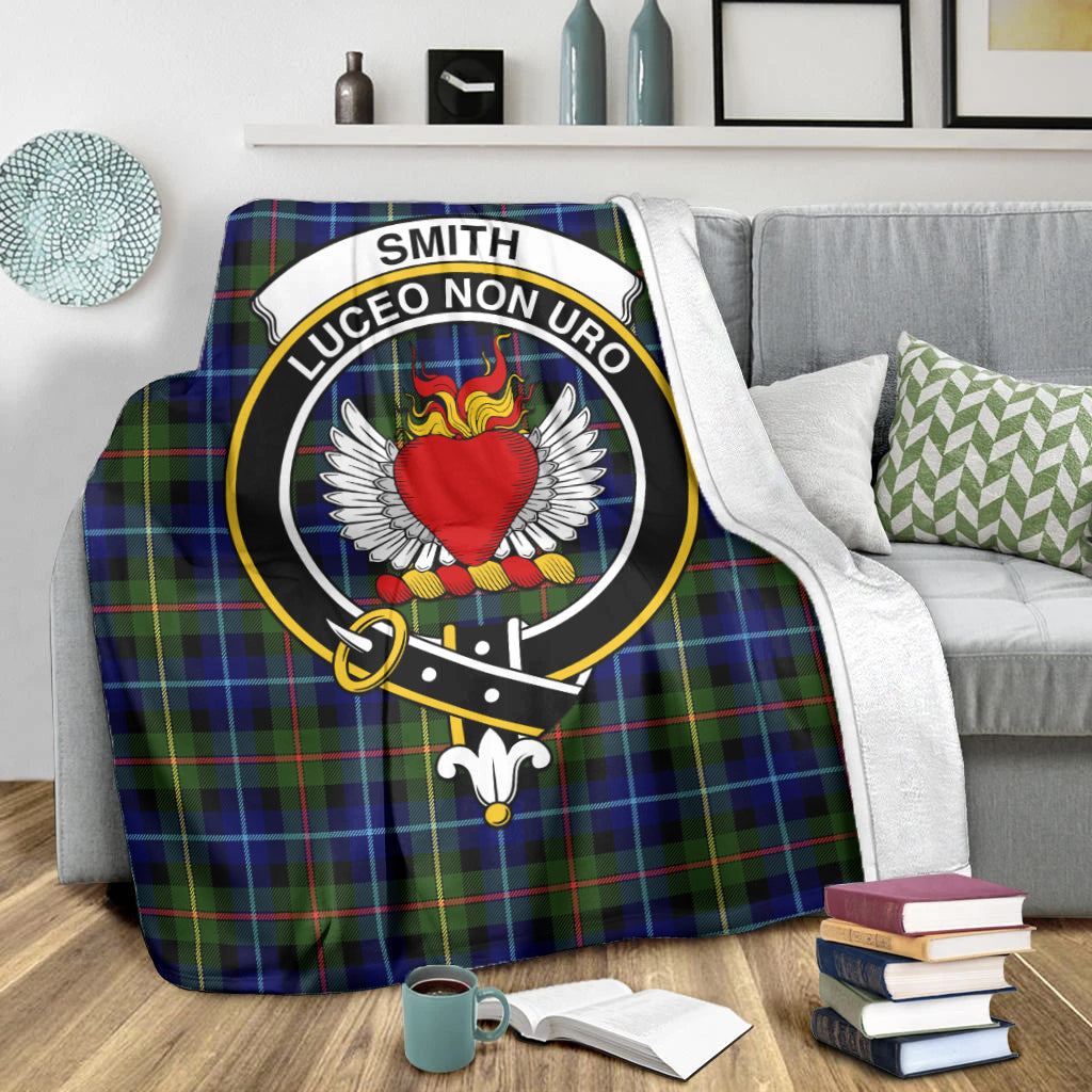 smith-modern-tartab-blanket-with-family-crest