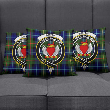 Smith Tartan Pillow Cover with Family Crest Rectangle Pillow Cover 51*91cm - Tartan Vibes Clothing
