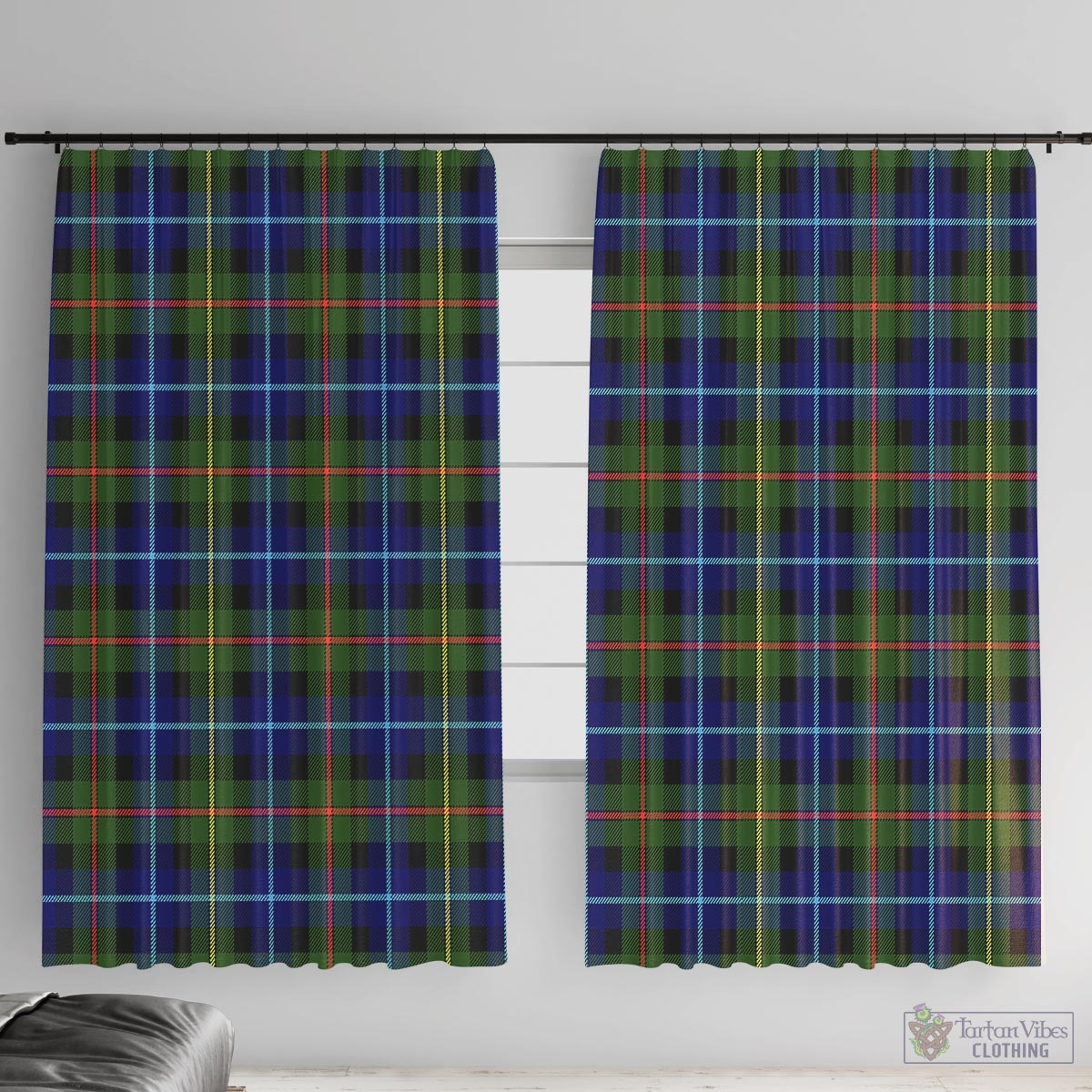 Smith Modern Tartan Window Curtain