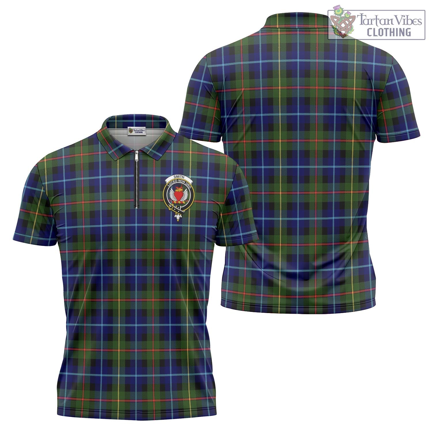 Campbell Modern Tartan Polo Shirt - Royal Coat Of Arms Style main image 1