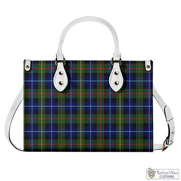 Tartan Vibes Clothing Smith Modern Tartan Luxury Leather Handbags