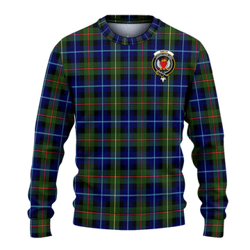 Smith Tartan Ugly Sweater with Family Crest - Tartan Vibes Clothing