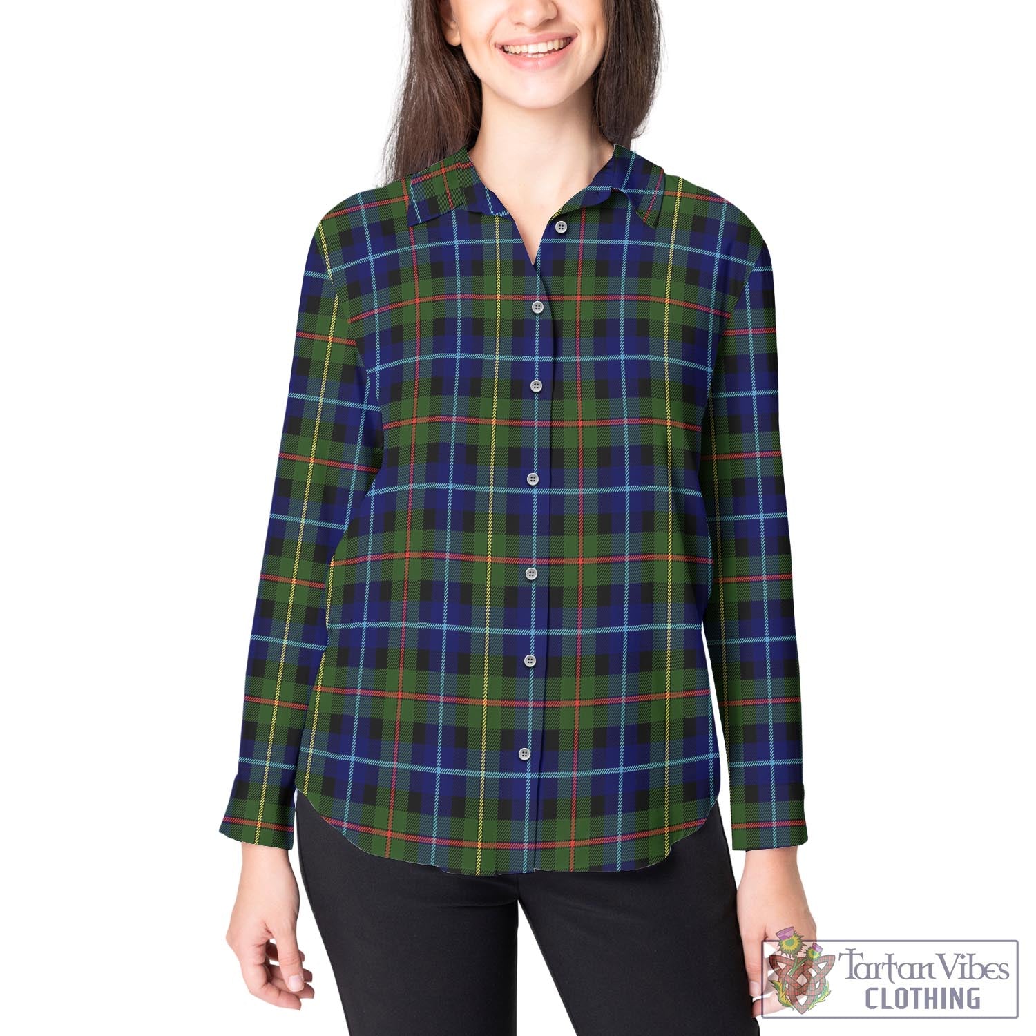 Smith Tartan Women's Casual Shirt - Tartan Vibes Clothing