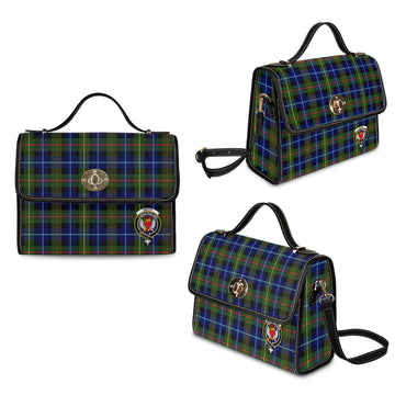 Smith Tartan Waterproof Canvas Bag with Family Crest