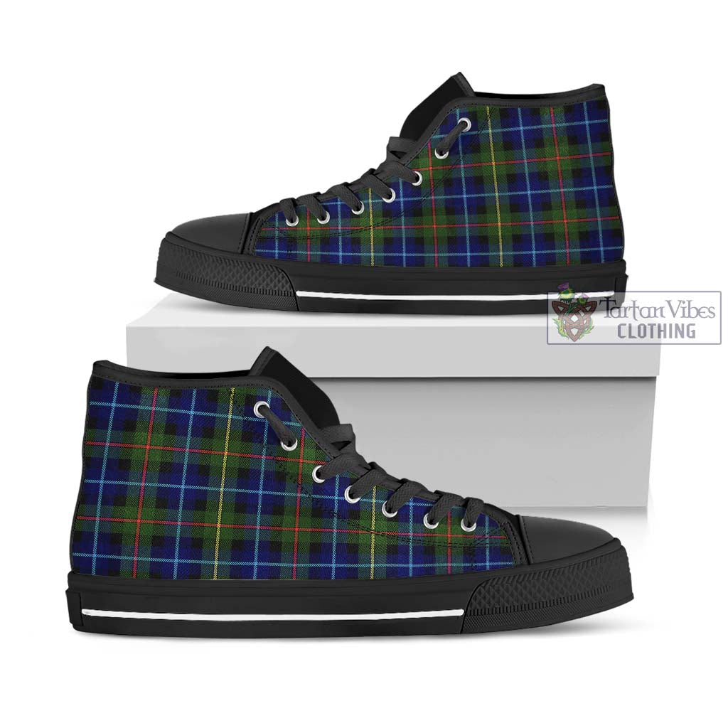Smith Tartan High Top Shoes - Tartan Vibes Clothing