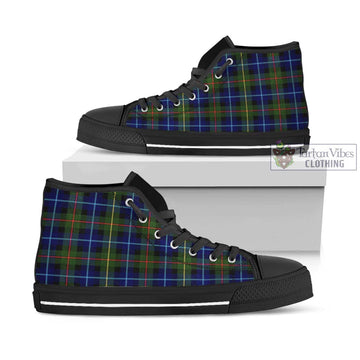 Smith Tartan High Top Shoes - Tartan Vibes Clothing