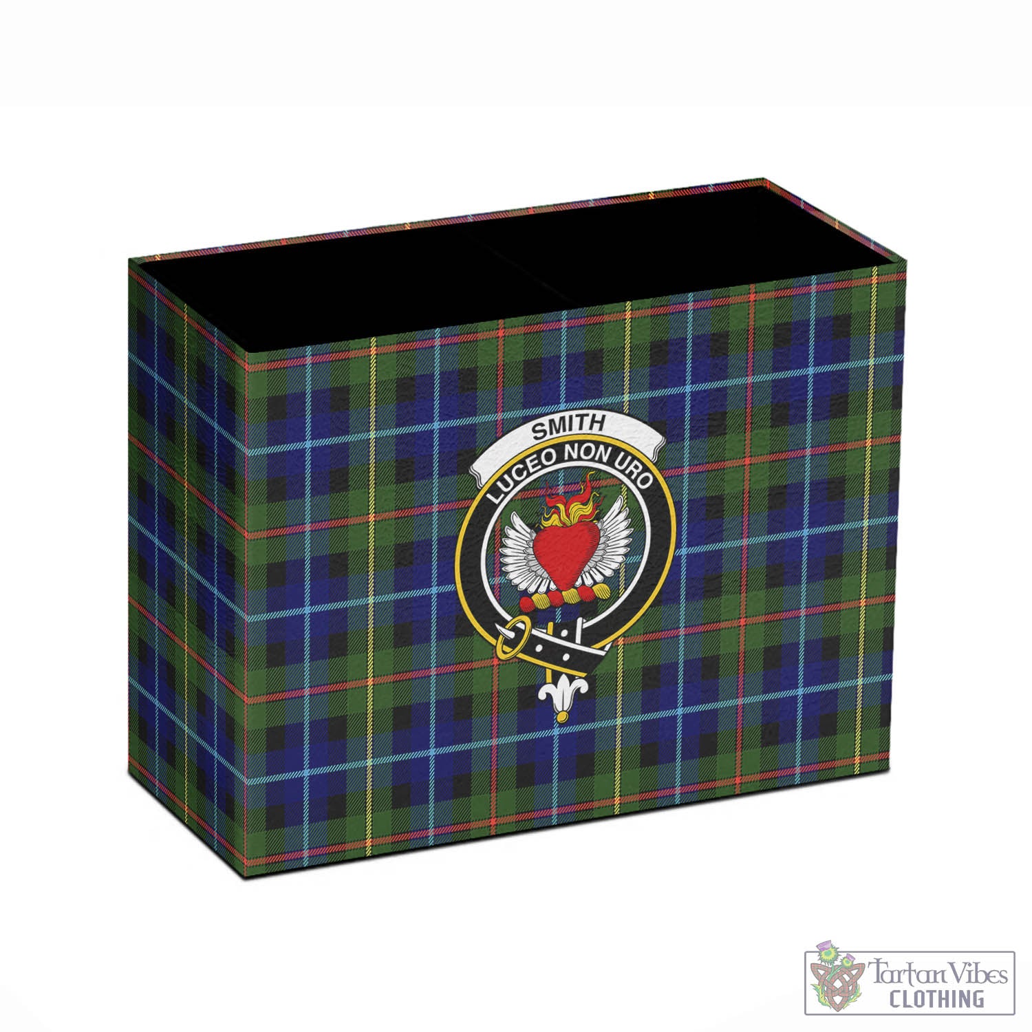 Smith Tartan Pen Holder with Family Crest - Tartan Vibes Clothing