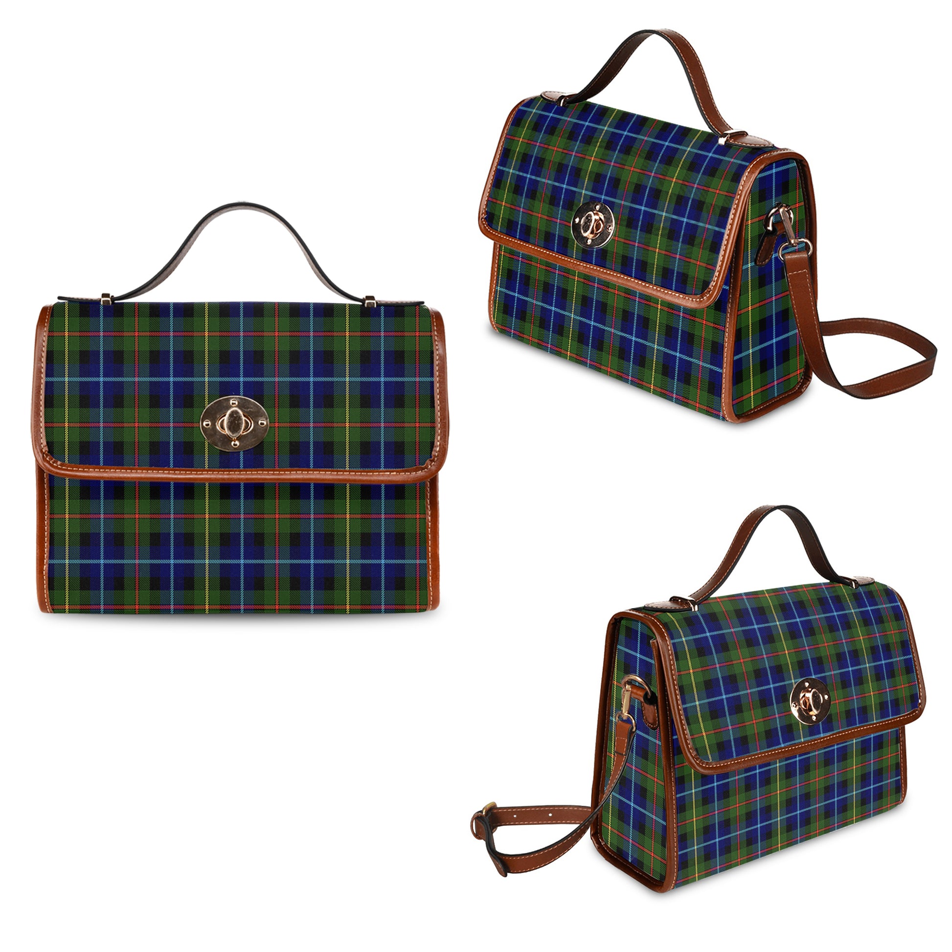 smith-modern-tartan-leather-strap-waterproof-canvas-bag
