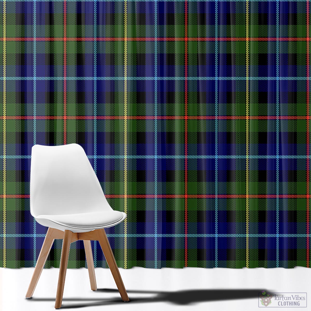 Smith Modern Tartan Window Curtain