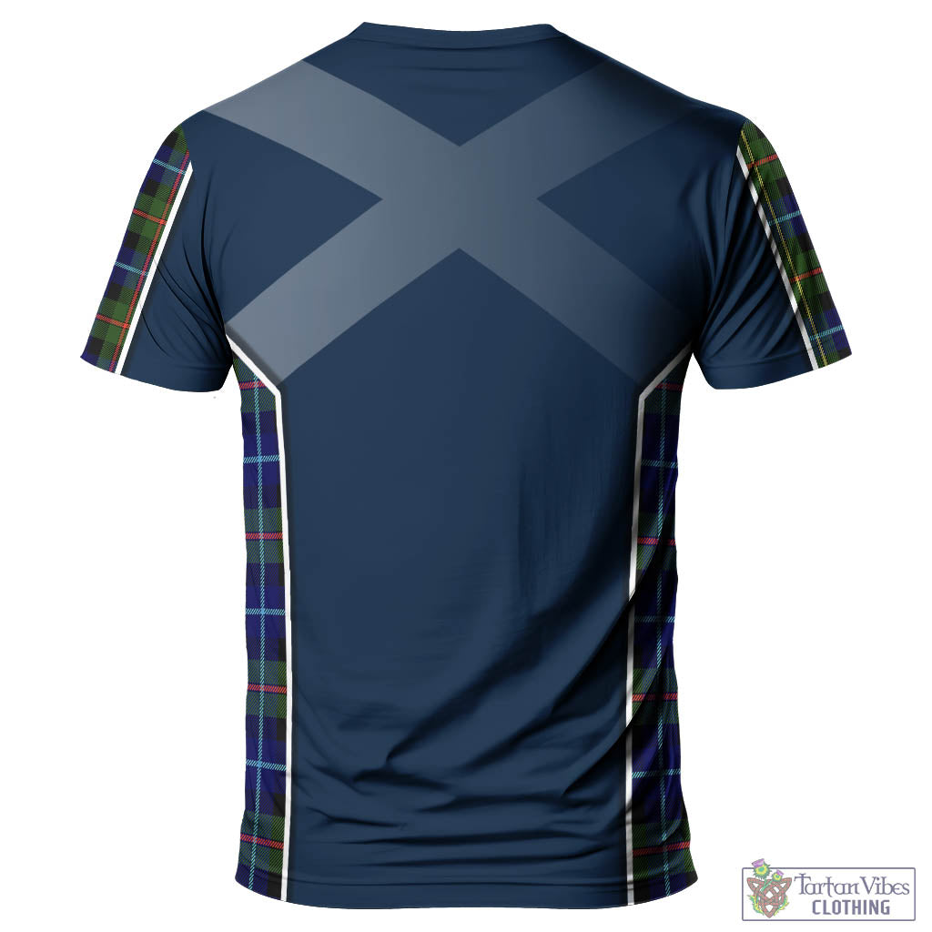 Tartan Vibes Clothing Smith Modern Tartan T-Shirt with Family Crest and Lion Rampant Vibes Sport Style