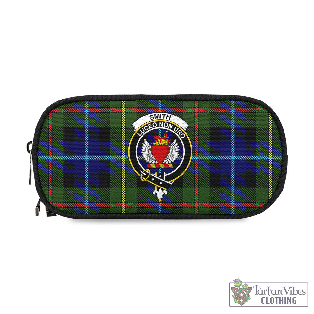 Smith Tartan Pen and Pencil Case with Family Crest - Tartan Vibes Clothing