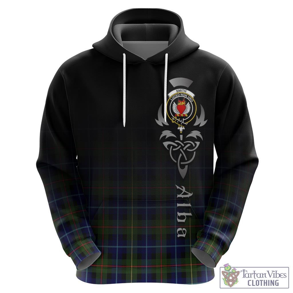 Smith Tartan Hoodie Featuring Alba Gu Brath Family Crest Celtic Inspired - Tartan Vibes Clothing