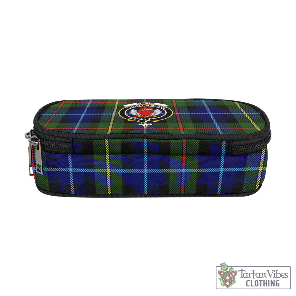 Smith Tartan Pen and Pencil Case with Family Crest - Tartan Vibes Clothing