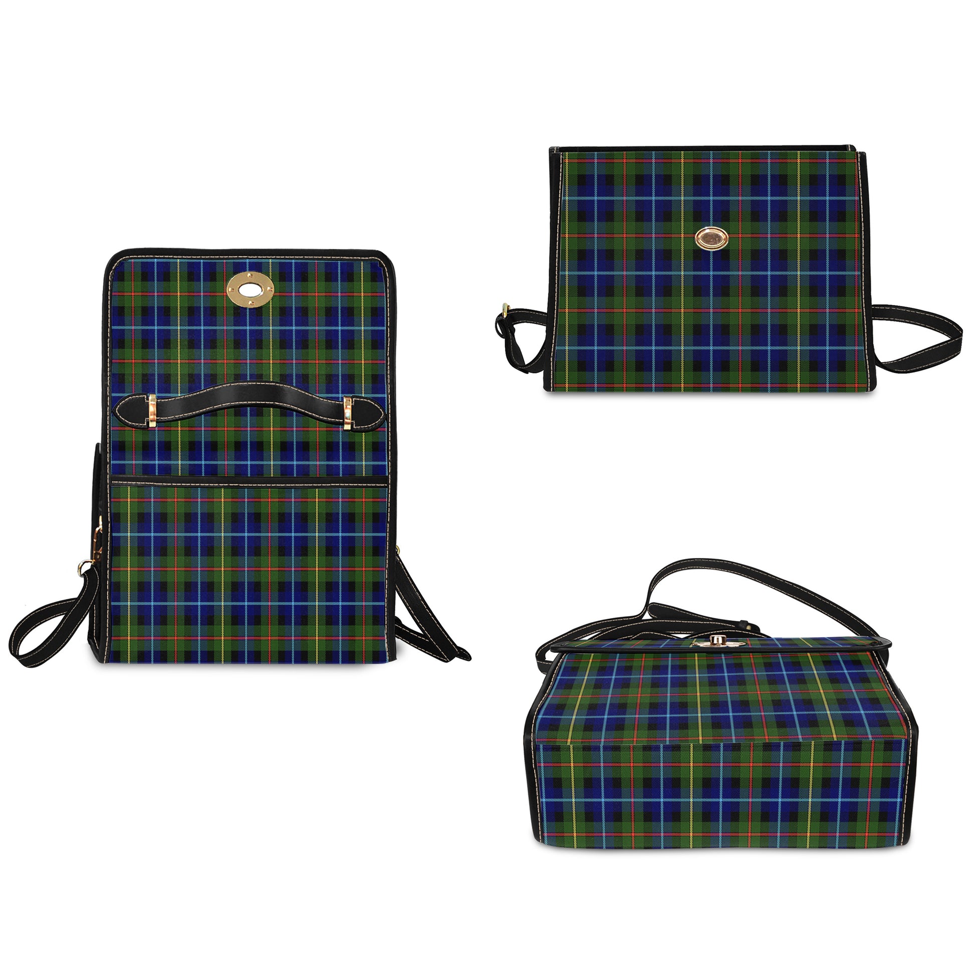 smith-modern-tartan-leather-strap-waterproof-canvas-bag