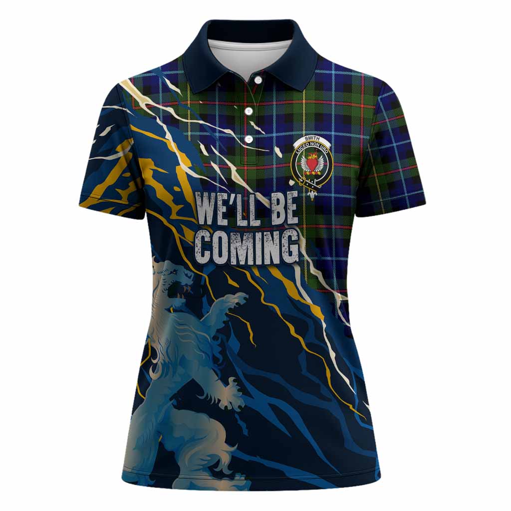 Smith Scotland Tartan Women Polo Shirt WC2026 Football - We'll Be Coming