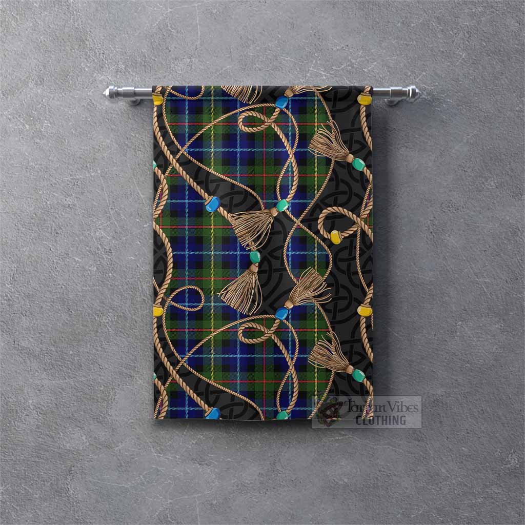 Smith Scottish Tartan Twisted Ropes Stylized Gonfalon Rectangle - Tartan Vibes Clothing
