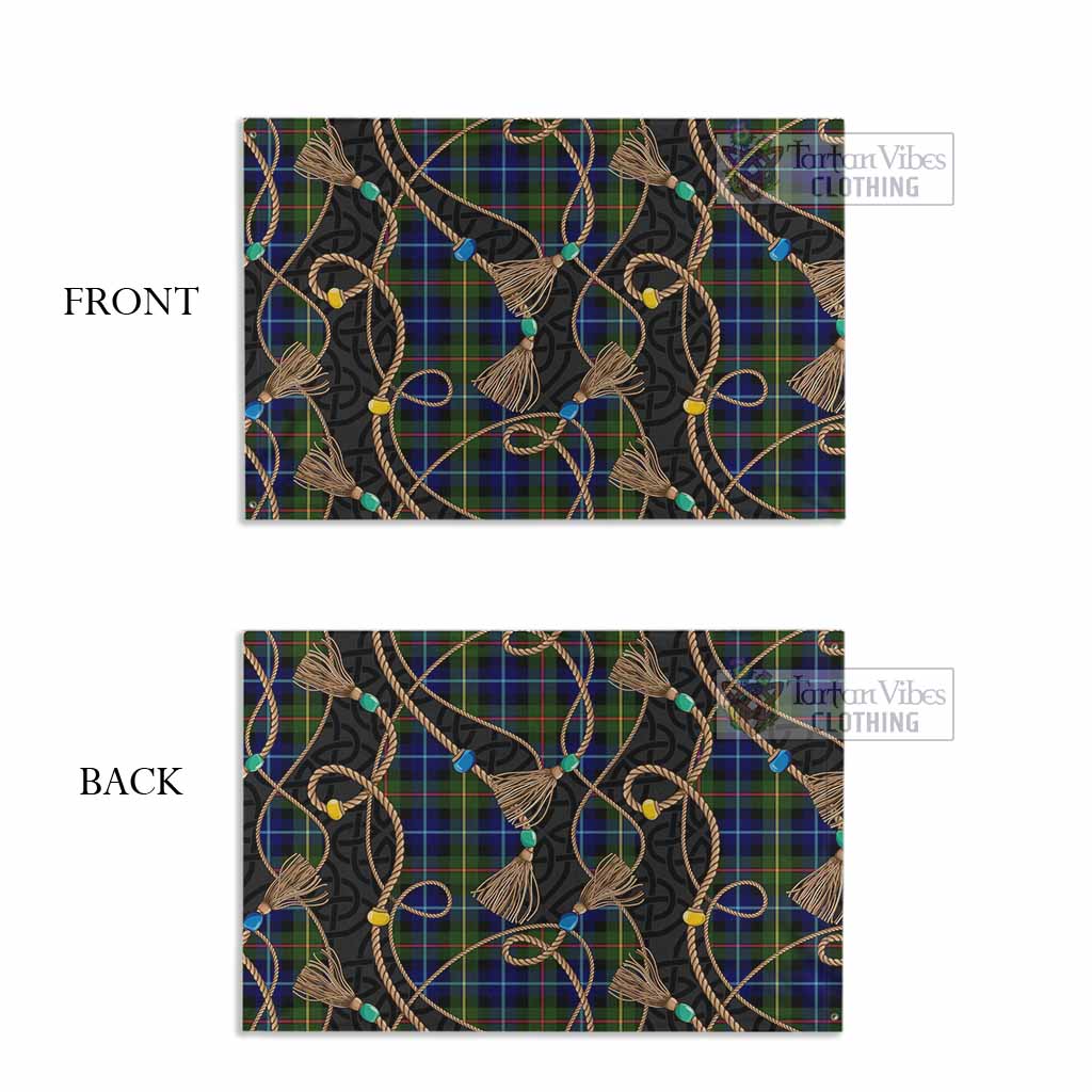 Smith Scottish Tartan Twisted Ropes Stylized House Flag - Tartan Vibes Clothing