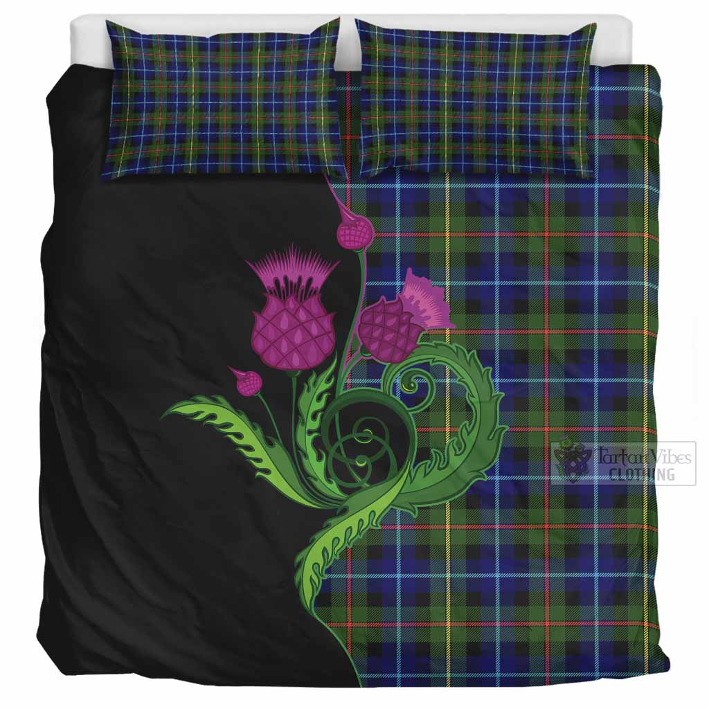 Smith Tartan Bedding Set Traditional Scottish Thistle UK Bedding Set UK Super King 104*94 inch - Tartan Vibes Clothing