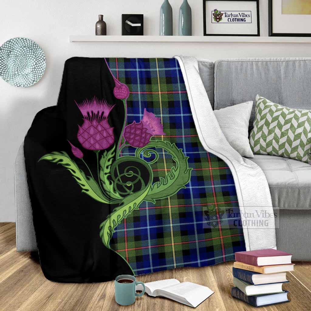 Smith Tartan Blanket Traditional Scottish Thistle - Tartan Vibes Clothing