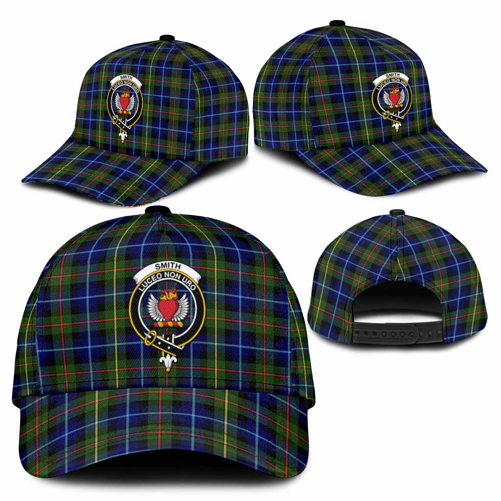Smith Tartan Classic Cap with Family Crest