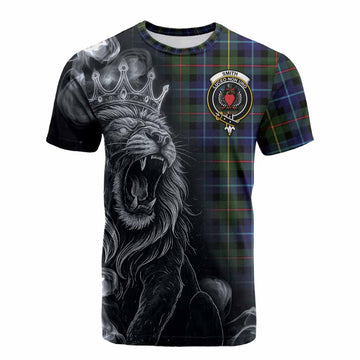 Smith Tartan Cotton T-shirt Roaring Lion Heritage