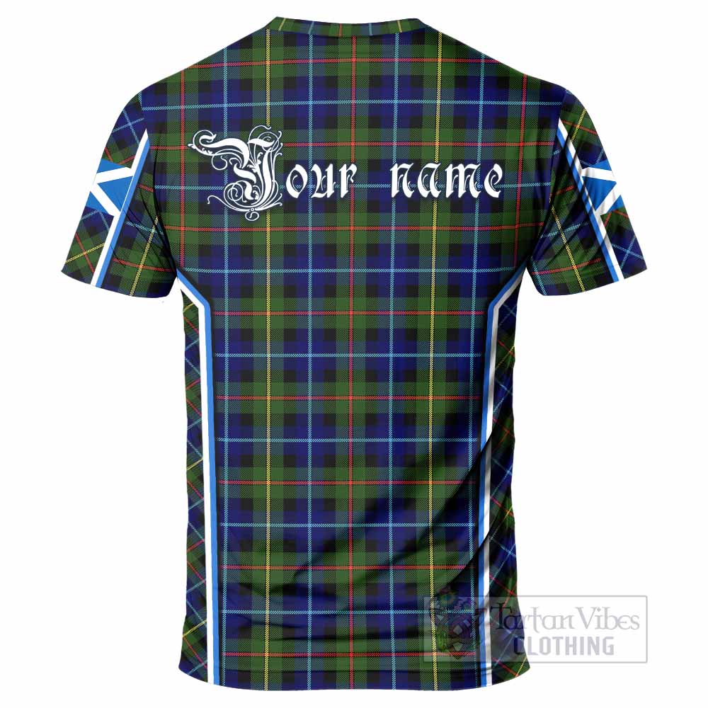 Smith Tartan Crest T-shirt Scotland Coat of Arm Flag Style - Tartan Vibes Clothing