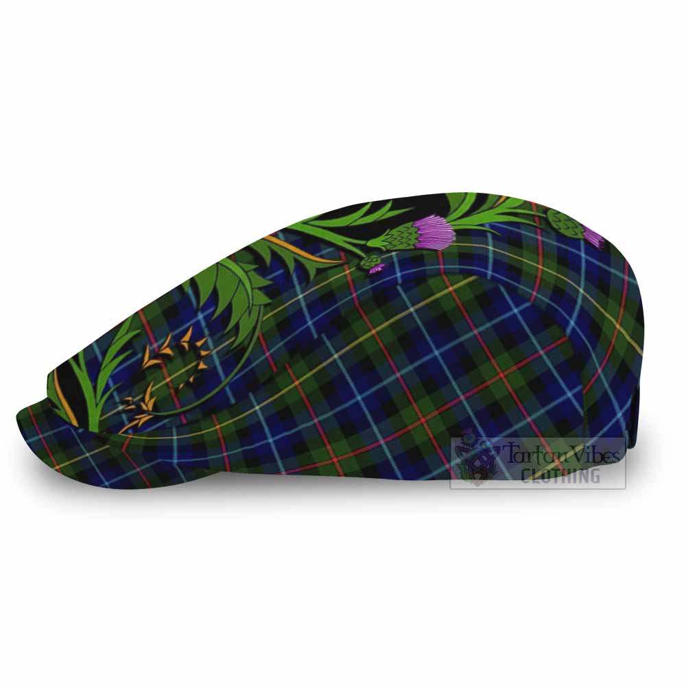 Smith Tartan Flat Cap, Jeff Cap Scottish Thistle Pride Heritage Art - Tartan Vibes Clothing