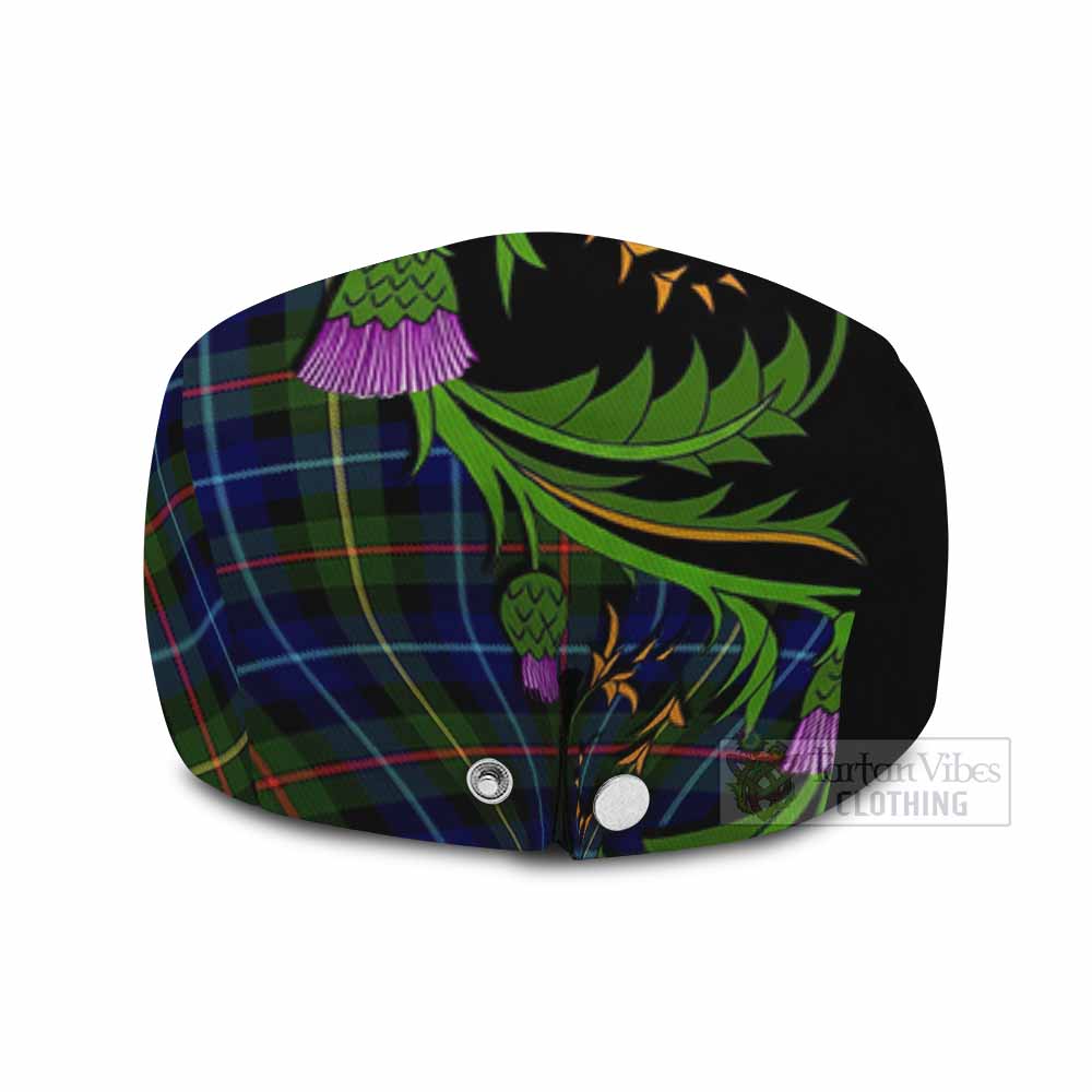 Smith Tartan Flat Cap, Jeff Cap Scottish Thistle Pride Heritage Art - Tartan Vibes Clothing