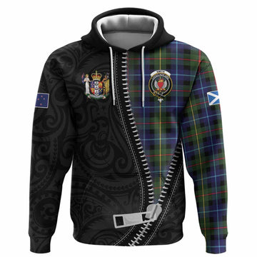 Smith Tartan Hoodie New Zealand Pattern Unique Zipper Stylized