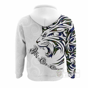 Smith Tartan Lion Roar Hoodie Alba Gu Brath with Celtic Motifs