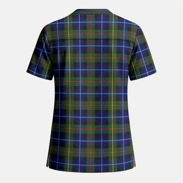 Smith Tartan Scrub Top - Tartan Vibes Clothing