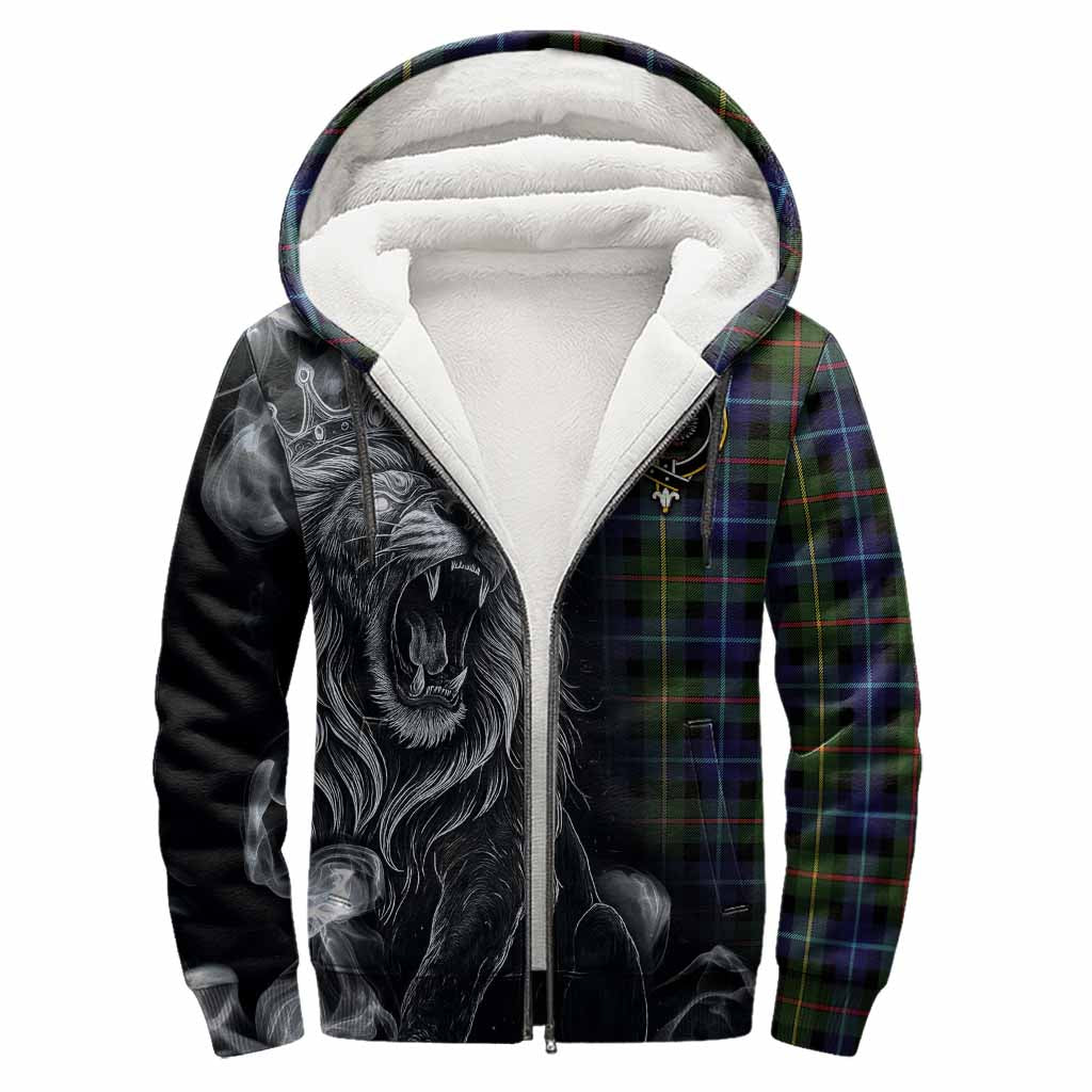 Smith Tartan Sherpa Hoodie Roaring Lion Heritage